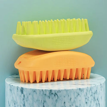 Soft Silicone Pet Deshedding & Massage Brush