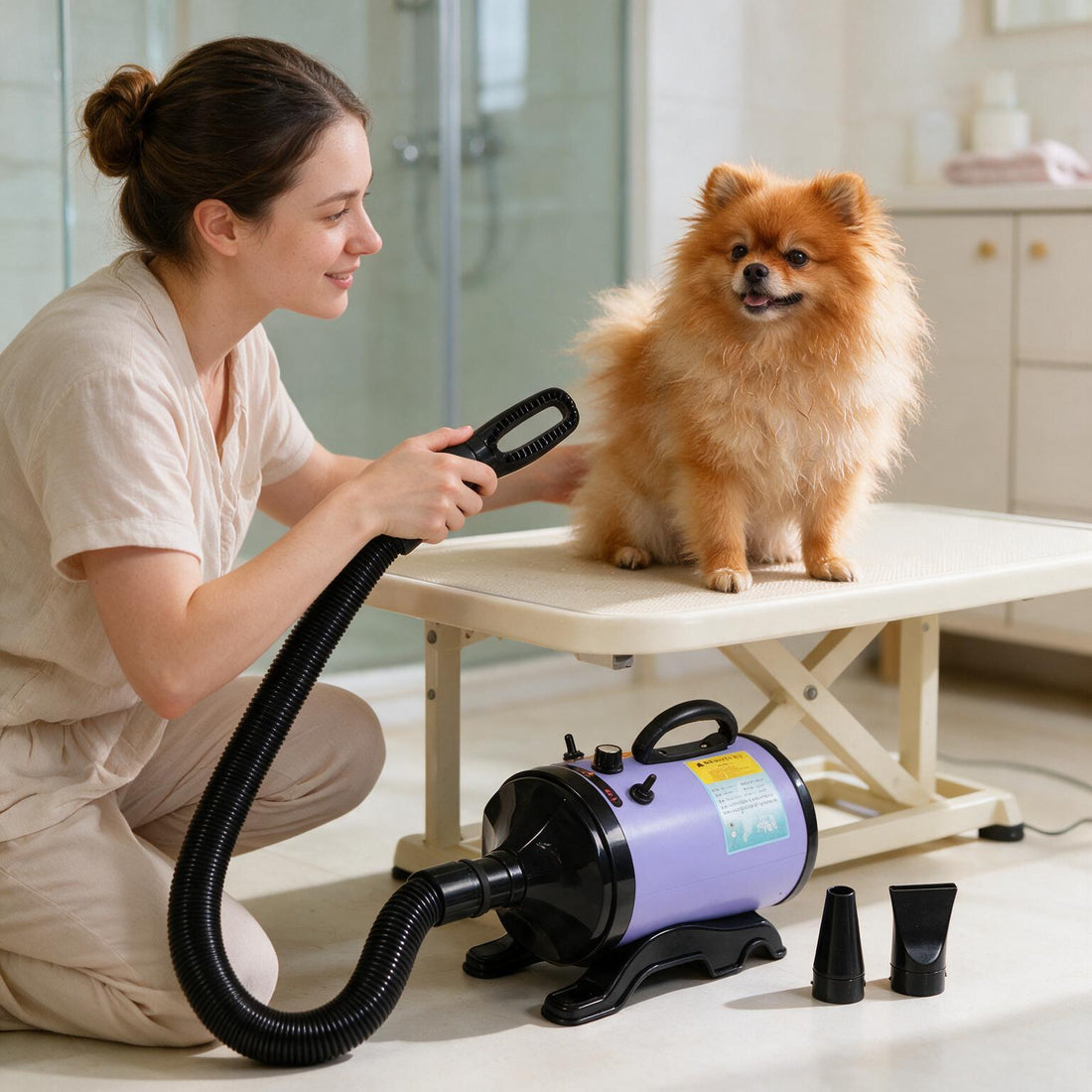 2800W High-Power Concentrated Airflow Pet Hair Dryer