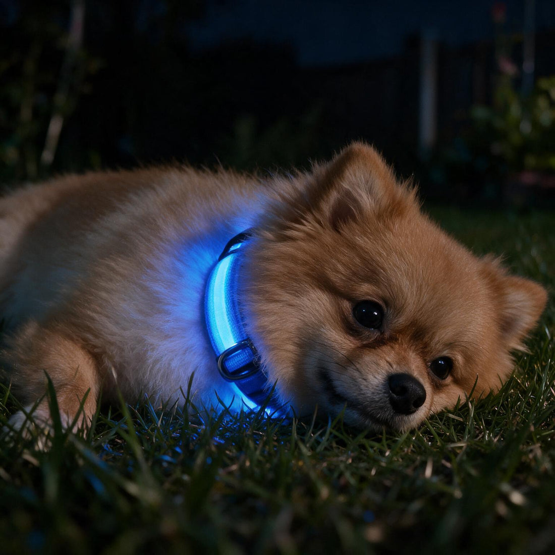 LED Flashing & Glow-in-the-Dark Nylon Dog Leash (Multiple Sizes)